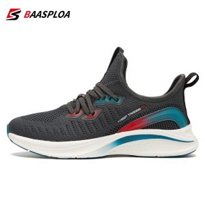 Baasploa Lightweight Running Shoes For Women Casual Women's Designer Mesh Sneakers Lace-Up Female Outdoor Sports Tennis Shoe